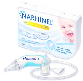 ASPIRATORE NASALE NARHINEL SOFT 1 PEZZO + 2 RICAMBI - Fontenova srl