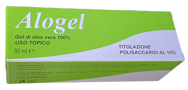 ALOGEL ALOE PURA 100% TITOLATO 10% IN POLISACCARIDI 50 ML - Fontenova srl