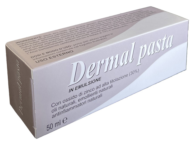 DERMAL PASTA EMULSIONE CON OSSIDO DI ZINCO 30% 50 ML - Fontenova srl