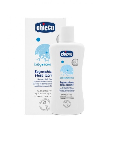 CHICCO COSMETICI BABY MOMENTS BAGNOSCHIUMA 200 ML - Fontenova srl