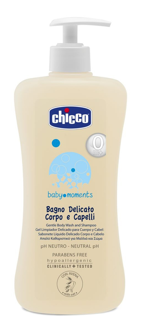 CHICCO COSMETICI BABY MOMENTS CORPO CAPELLI 500 ML - Fontenova srl