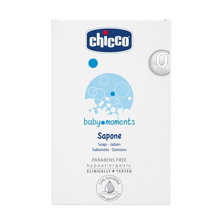 CHICCO COSMETICI BABY MOMENTS SAPONETTA 100 G - Fontenova srl