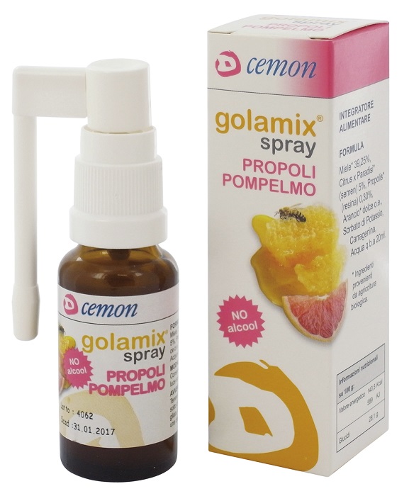 GOLAMIX SPRAY - PROPOLI POMPELMO 20 ML - Fontenova srl