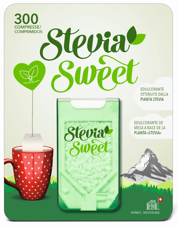 HERMESETAS STEVIA 300 COMPRESSE - Fontenova srl