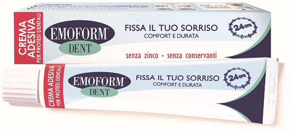 EMOFORM DENT CREMA ADESIVA PER PROTESI DENTALE 45 G - Fontenova srl