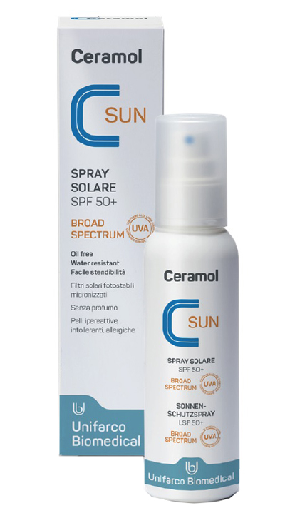 CERAMOL SUN SPRAY SPF 50+ 125 ML - Fontenova srl