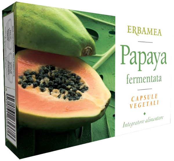 PAPAYA FERMENTATA 24 CAPSULE VEGETALI DA 493 MG - Fontenova srl