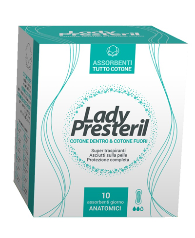 LADY PRESTERIL ANATOMICO POCKET 10 PEZZI - Fontenova srl
