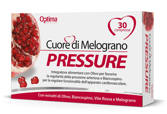 CUORE DI MELOGRANO PRESSURE 30 COMPRESSE 1 G - Fontenova srl