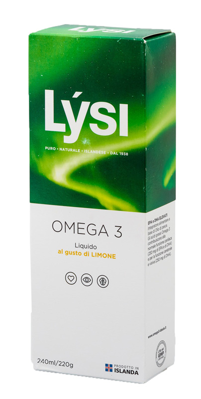 LYSI OMEGA3 LIQUIDO LIMONE 240 ML - Fontenova srl