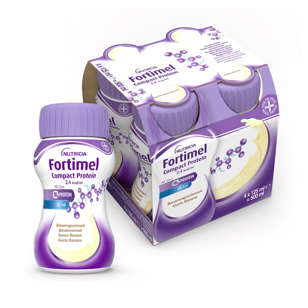 FORTIMEL COMPACT PROTEIN BANANA 4 BOTTIGLIE 125 ML - Fontenova srl