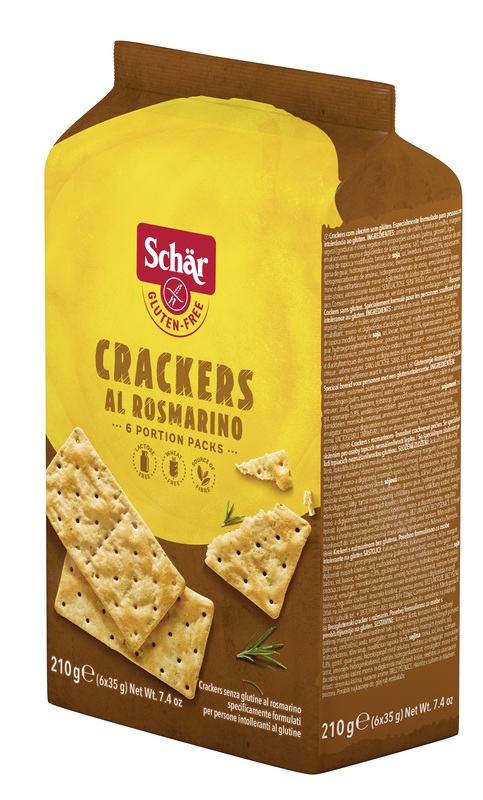 SCHAR CRACKERS AL ROSMARINO 6 CONFEZIONI DA 35 G - Fontenova srl