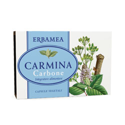 CARMINA CARBONE 24 CAPSULE VEGETALI 12 G - Fontenova srl