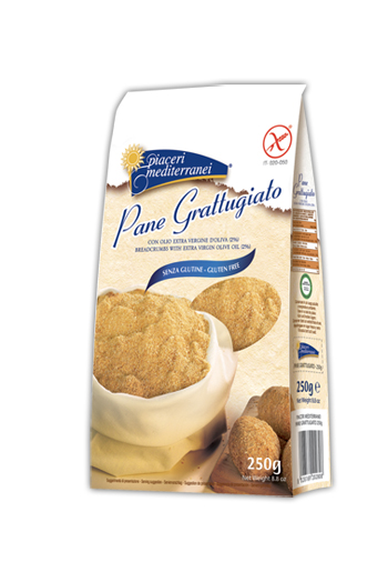 PIACERI MEDITERRANEI PANE GRATTUGIATO SENZA GLUTINE 250 G - Fontenova srl