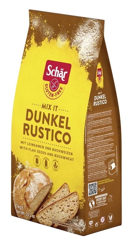 SCHAR MIX IT DUNKEL RUSTICO SENZA GLUTINE SENZA LATTOSIO 1 KG - Fontenova srl