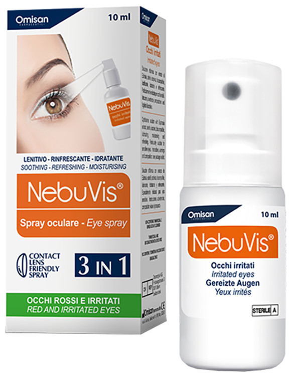 NEBUVIS OCCHI IRRITATI SPRAY 10 ML 1 PEZZO - Fontenova srl
