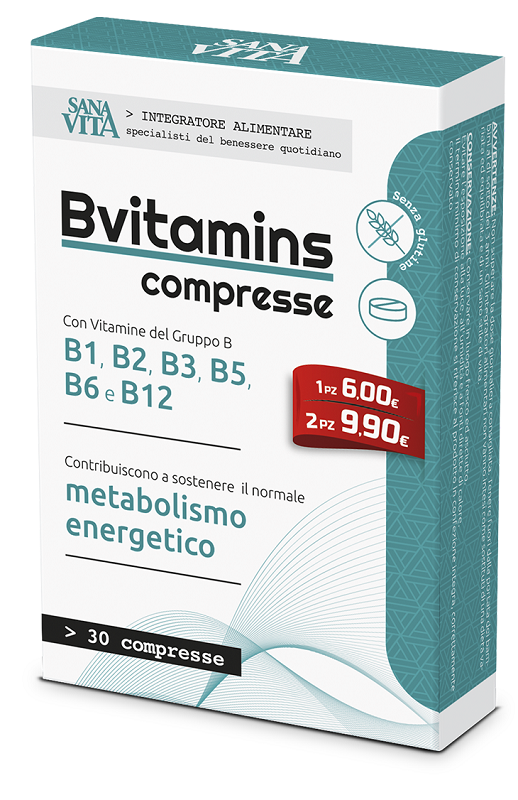 SANAVITA BVITAMINS 30 COMPRESSE - Fontenova srl