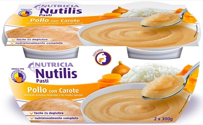 NUTILIS PASTI POLLO CON CAROTE 2 X 300 G - Fontenova srl