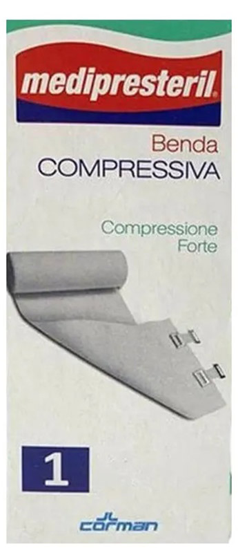 BENDA MEDIPRESTERIL COMPRESSIONE FORTE M4,5X10CM TESI - Fontenova srl