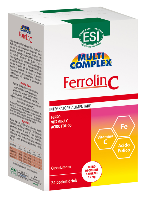 ESI FERROLIN C POCKET DRINK 24 BUSTINE - Fontenova srl