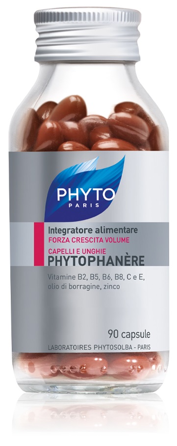 PHYTO PARIS PHYTOPHANERE INTEGRATORE ALIMENTARE CAPELLI/UNGHIE 90 CAPSULE NUOVA FORMULA ALLO ZINCO - Fontenova srl