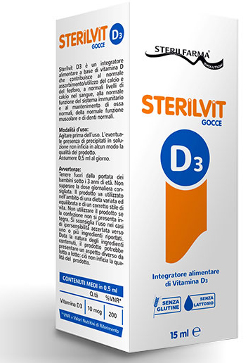 STERILVIT D3 GOCCE 15 ML - Fontenova srl