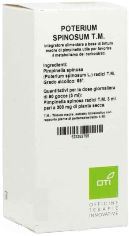 POTERIUM SPINOSUM TINTURA MADRE GOCCE 100ML - Fontenova srl
