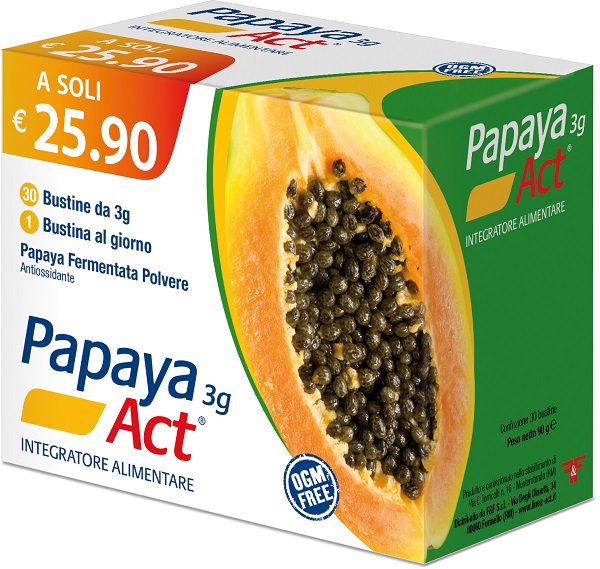PAPAYA ACT 3G 30 BUSTINE - Fontenova srl