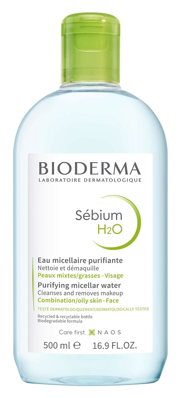 SEBIUM H2O ACQUA MICELLARE DETERGENTE PURIFICANTE 500 ML - Fontenova srl