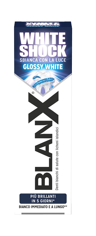 BLANX WHITE SHOCK SBIANCANTE DENTI 75 ML - Fontenova srl