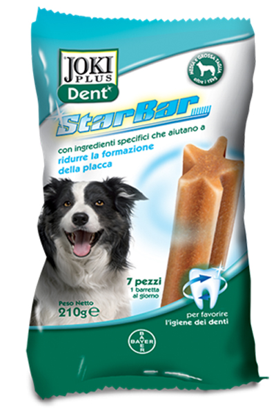 JOKI DENT CLASSIC SACCHETTO 210 G PER CANI DI TAGLIA MEDIA DA 12 A 25 KG - Fontenova srl