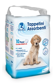 PET CASA CLEAN TAPPETINI ASSORBENTI 60 X 60 10 PEZZI - Fontenova srl