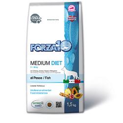 FORZA 10 MEDIUM DIET CON PESCE PER CANI DI MEDIA TAGLIA 12 KG - Fontenova srl