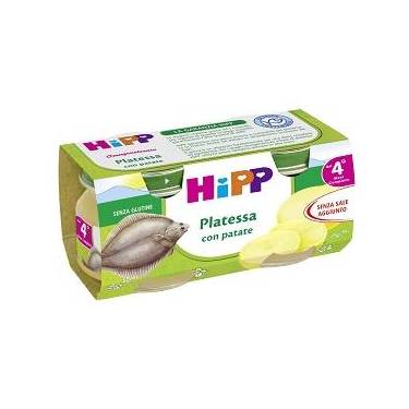 HIPP OMOGENEIZZATO PLATESSA CON PATATE 2X80 G - Fontenova srl