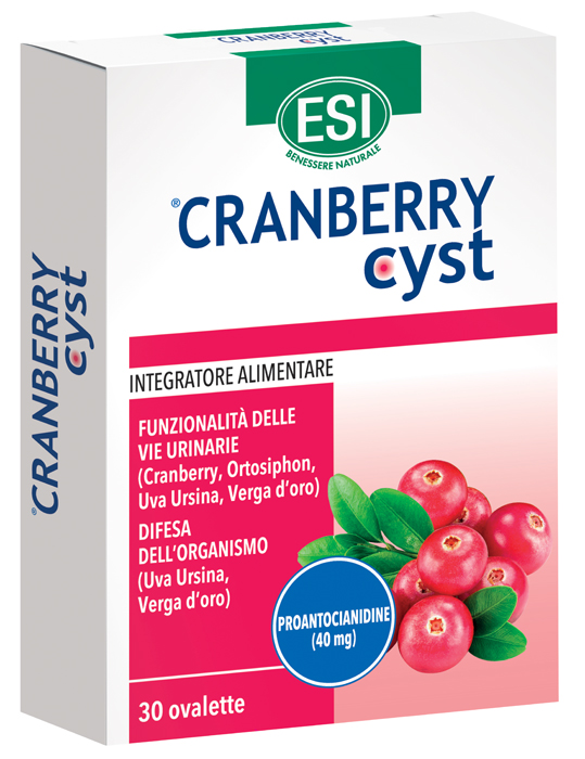 ESI CRANBERRY CYST 30 OVALETTE - Fontenova srl