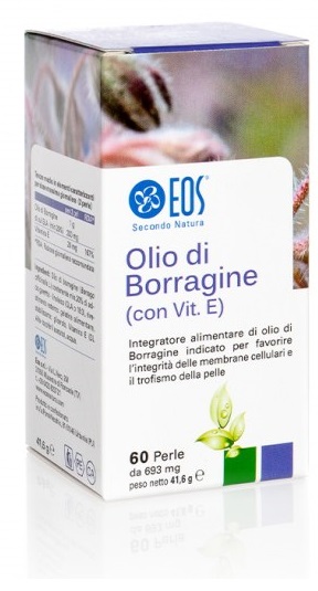 EOS OLIO BORRAGINE 60 PERLE 690MG - Fontenova srl