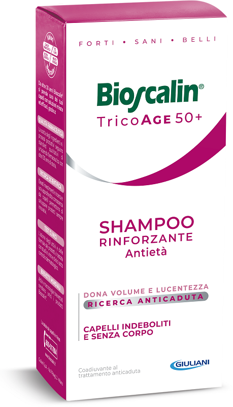 BIOSCALIN TRICOAGE SHAMPOO RINFORZANTE ANTIETA' 200 ML - Fontenova srl