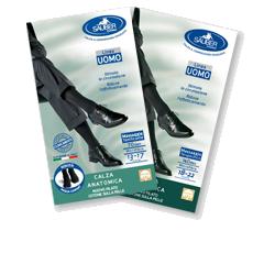 CALZA UOMO COTONE 70 DENARI  PICCOLA BLU - Fontenova srl