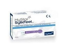 LANCETTE PUNGIDITO MYSTAR SYLKFEEL LANCETS 33 GAUGE 25 PEZZI - Fontenova srl