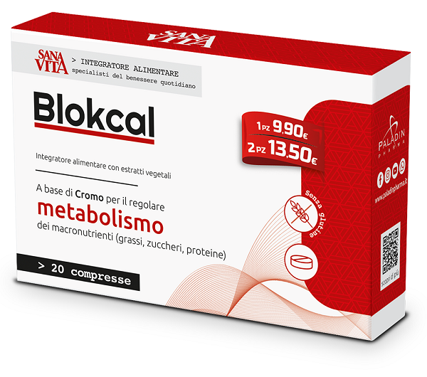 SANAVITA BLOKCAL 20 COMPRESSE - Fontenova srl
