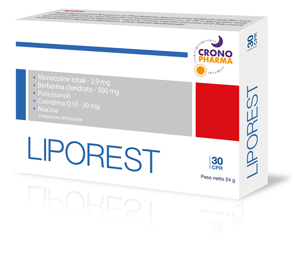 LIPOREST 30 COMPRESSE - Fontenova srl