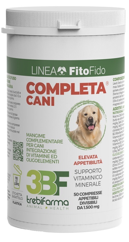 COMPLETA CANI 50 COMPRESSE BARATTOLO 75 G - Fontenova srl
