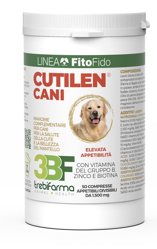 CUTILEN CANI 50 COMPRESSE BARATTOLO 75 G - Fontenova srl