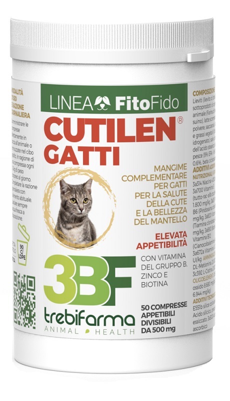 CUTILEN GATTI 50 COMPRESSE BARATTOLO 25 G - Fontenova srl