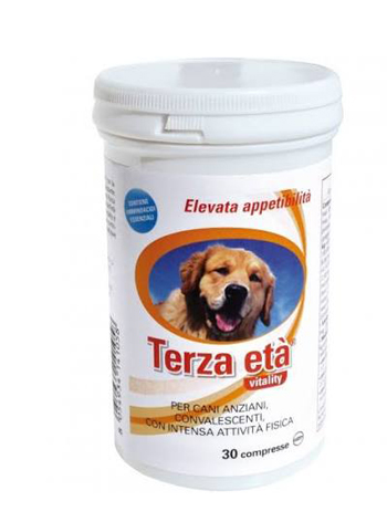 TERZA ETA' CANI 30 COMPRESSE BARATTOLO 45 G - Fontenova srl