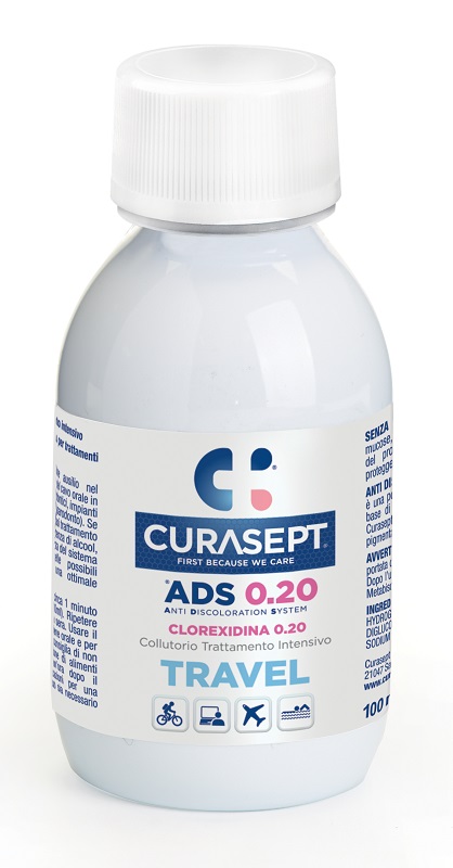 CURASEPT COLLUTORIO 0,20 ADS TRAVEL 100 ML - Fontenova srl
