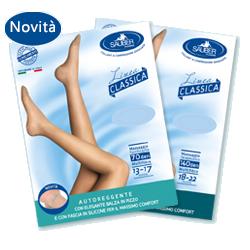 SAUBER CALZA AUTOREGGENTE 140 DENARI MAGLIA MICRORETE NEUTRO BEIGE 3 LINEA CLASSICA - Fontenova srl