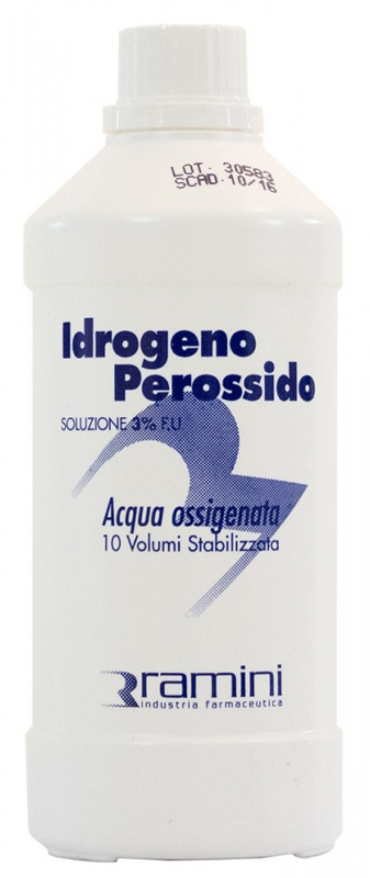 PEROSSIDO D'IDROGENO FU SOLUZIONE 3% 10 VOLUMI 200 ML - Fontenova srl