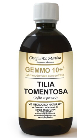 GEMMO 10+ TIGLIO ARGENTEO LIQUIDO ANALCOLICO 500 ML - Fontenova srl