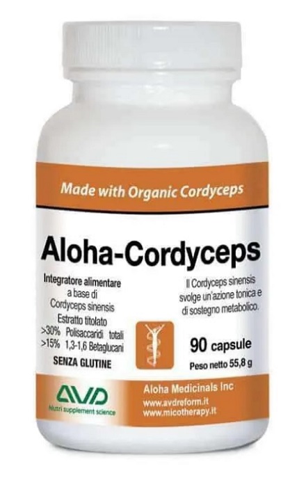 ALOHA CORDYCEPS 90 CAPSULE - Fontenova srl
